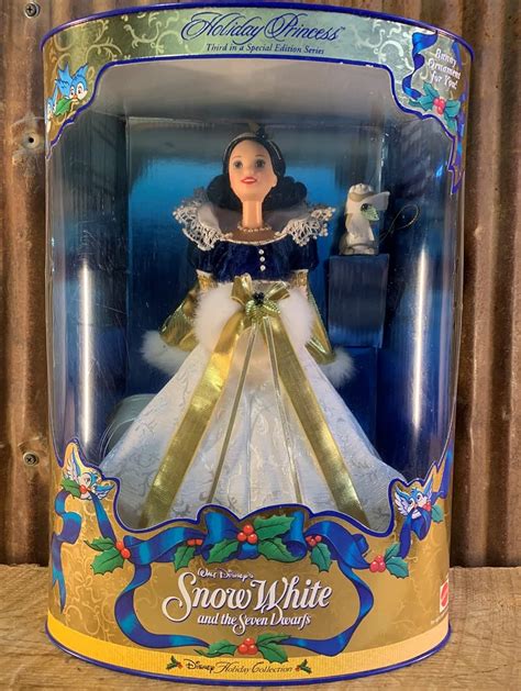 barbie as snow white|snow white holiday princess barbie.